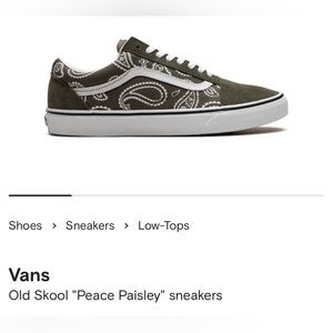 Vans Old Skool Peace Paisley Sneakers